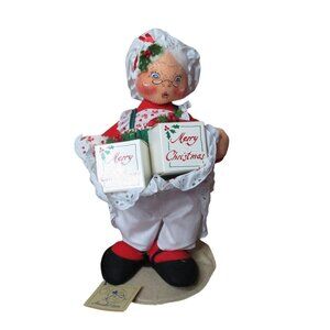 Annalee Mrs Claus Doll NWT 13” Tall Collectible 545489 - Vintage 1989